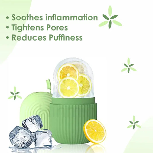 Face Stone Jade Roller Massager with Gua Sha Stone And Ice Roller 3in1